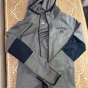 Champion Gray and Navy Michigan Jacket